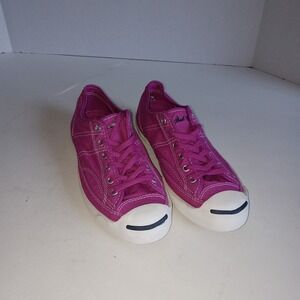 Womens Converse Jack Purcell Sneakers Low Top Casual Purple Shoes